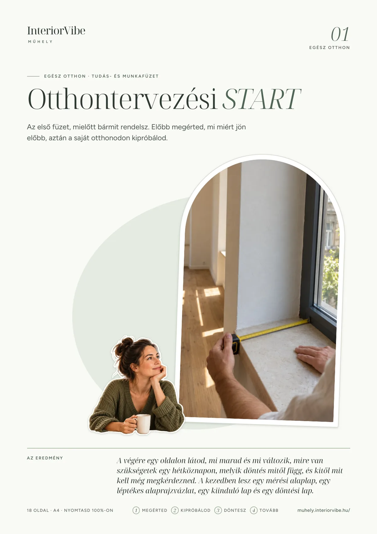 Az Otthontervezési START munkafüzet borítója