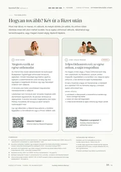 Az Otthontervezési START munkafüzet 18. oldala: Hogyan tovább? Két út a füzet után