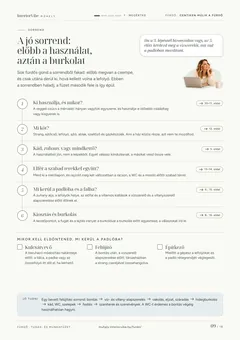 A Centiken múlik a fürdő munkafüzet 9. oldala: A jó sorrend: előbb a használat, aztán a burkolat